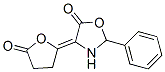 5-Oxazolidinone,  4-(dihydro-5-oxo-2(3H)-furanylidene)-2-phenyl- Structure