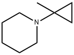 Piperidine, 1-(1-methylcyclopropyl)- (9CI) Structure