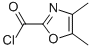 2-Oxazolecarbonyl chloride, 4,5-dimethyl- (9CI) Structure