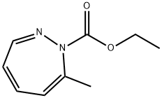 1H-1,2-Diazepine-1-carboxylic  acid,  7-methyl-,  ethyl  ester Structure