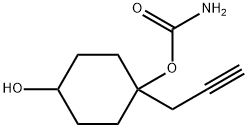 1,4-Cyclohexanediol,1-(2-propynyl)-,1-carbamate(9CI) 구조식 이미지