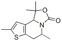 3H-Oxazolo[3,4-a]thieno[3,2-c]pyridin-3-one,  1,5,6,9b-tetrahydro-1,1,5,8-tetramethyl- Structure