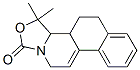 1H-Benz[f]oxazolo[4,3-a]isoquinolin-1-one,  3,3a,3b,4,5,11-hexahydro-3,3-dimethyl- Structure