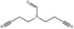 N,N-Bis(2-cyanoethyl)formamide 구조식 이미지