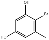 4-브로모-5-메틸레조르시놀 구조식 이미지