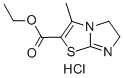 ETHYL 3-METHYL-5,6-DIHYDROIMIDAZO[2,1-B][1,3]THIAZOLE-2-CARBOXYLATE HYDROCHLORIDE Structure