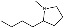 2-Butyl-1-methylpyrrolidine Structure