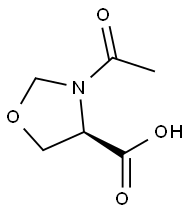 4-Oxazolidinecarboxylic acid, 3-acetyl-, (4R)- (9CI) Structure