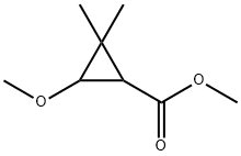 Cyclopropanecarboxylic acid, 3-methoxy-2,2-dimethyl-, methyl ester (9CI) Structure