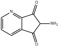 5H-Cyclopenta[b]pyridine-5,7(6H)-dione,  6-amino- Structure