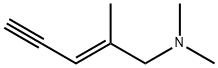 2-Penten-4-yn-1-amine,N,N,2-trimethyl-,(2E)-(9CI) Structure