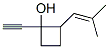 Cyclobutanol, 1-ethynyl-2-(2-methyl-1-propenyl)- (9CI) Structure