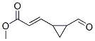 2-Propenoic acid, 3-(2-formylcyclopropyl)-, methyl ester (9CI) Structure