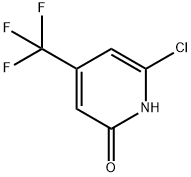 2-Chloro-6-hydroxy-4-(trifluoromethyl)pyridine Structure