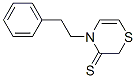 2H-1,4-Thiazine-3(4H)-thione,  4-(2-phenylethyl)- Structure