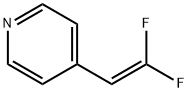 Pyridine, 4-(2,2-difluoroethenyl)- (9CI) Structure