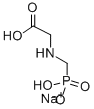N-(Phosphonomethyl)glycine monosodium salt 구조식 이미지