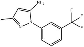 5-METHYL-2-(3-TRIFLUOROMETHYL-PHENYL)-2H-PYRAZOL-3-YLAMINE Structure