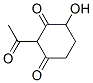 1,3-Cyclohexanedione, 2-acetyl-4-hydroxy- (9CI) Structure