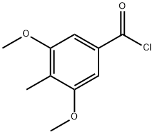 3,5-디메톡시-4-메틸-벤조일클로라이드 구조식 이미지