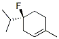 Cyclohexene, 4-fluoro-1-methyl-4-(1-methylethyl)-, (4S)- (9CI) Structure