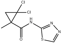 Cyclopropanecarboxamide, 2,2-dichloro-1-methyl-N-1,3,4-thiadiazol-2-yl- (9CI) Structure