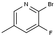 2-BROMO-3-FLUORO-5-METHYLPYRIDINE Structure