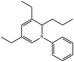3,5-디에틸-1,2-다이하이드로-1-페닐-2-프로필피리딘 구조식 이미지