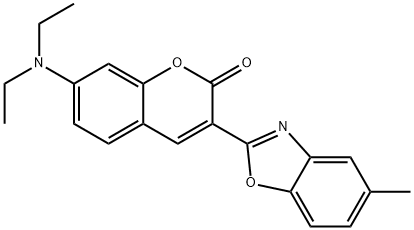 7-(diethylamino)-3-(5-methylbenzoxazol-2-yl)-2-benzopyrone Structure