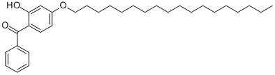 (2-HYDROXY-4-OCTADECYLOXY-PHENYL)-페닐-메탄온 구조식 이미지