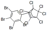 1,2,3,4,7,7-hexachloro-5-(tetrabromophenyl)bicyclo[2.2.1]hept-2-ene Structure