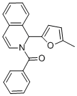 2-BENZOYL-1-(5-METHYL-2-FURYL)-1,2-DIHYDROISOQUINOLINE Structure