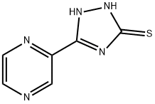 5-(Pyrazin-2-yl)-1H-1,2,4-triazole-3-thiol Structure