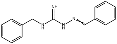 1-벤질-3-(벤질리덴아미노)구아니딘 구조식 이미지