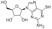 6-Thioguanosine hydrate Structure