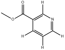 메틸니코틴산염-2,4,5,6-D4 구조식 이미지