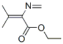 2-Butenoicacid,3-methyl-2-(methyleneamino)-,ethylester(9CI) Structure