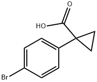 1-(4-BROMOPHENYL)CYCLOPROPANECARBOXYLIC ACID 구조식 이미지