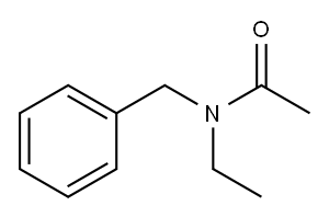 N-Benzyl-N-ethylacetamide Structure