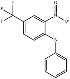알파,알파,알파-트리플루오로-3-니트로-4-(페닐티오)톨루엔 구조식 이미지