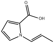 1H-Pyrrole-2-carboxylicacid,1-(1-propenyl)-,(E)-(9CI) 구조식 이미지