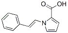 1-[(E)-2-Phenylethenyl]-1H-pyrrole-2-carboxylic acid Structure