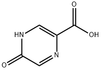5-Hydroxypyrazine-2-carboxylic acid 구조식 이미지
