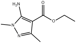 1H-Pyrazole-4-carboxylic acid, 5-aMino-1,3-diMethyl-, ethyl ester Structure