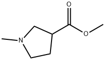 1-메틸-3-메톡시카르보닐-피롤리딘 구조식 이미지
