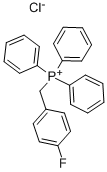 (4-FLUOROBENZYL)TRIPHENYLPHOSPHONIUM CHLORIDE 구조식 이미지