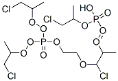 2-[2-[bis(1-chloropropan-2-yloxy)phosphoryloxy]ethoxy-(1-chloropropan- 2-yloxy)phosphoryl]oxy-1-chloro-propane 구조식 이미지