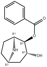 (1R,2S,3S,5S)-8-Azabicyclo[3.2.1]octane-2,3-diol 2-benzoate 구조식 이미지