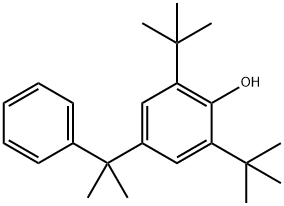 2,6-bis(tert-butyl)-4-(1-methyl-1-phenylethyl)phenol 구조식 이미지