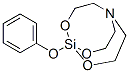 1-Phenoxy-1-sila-2,8,9-trioxa-5-azabicyclo[3.3.3]undecane Structure